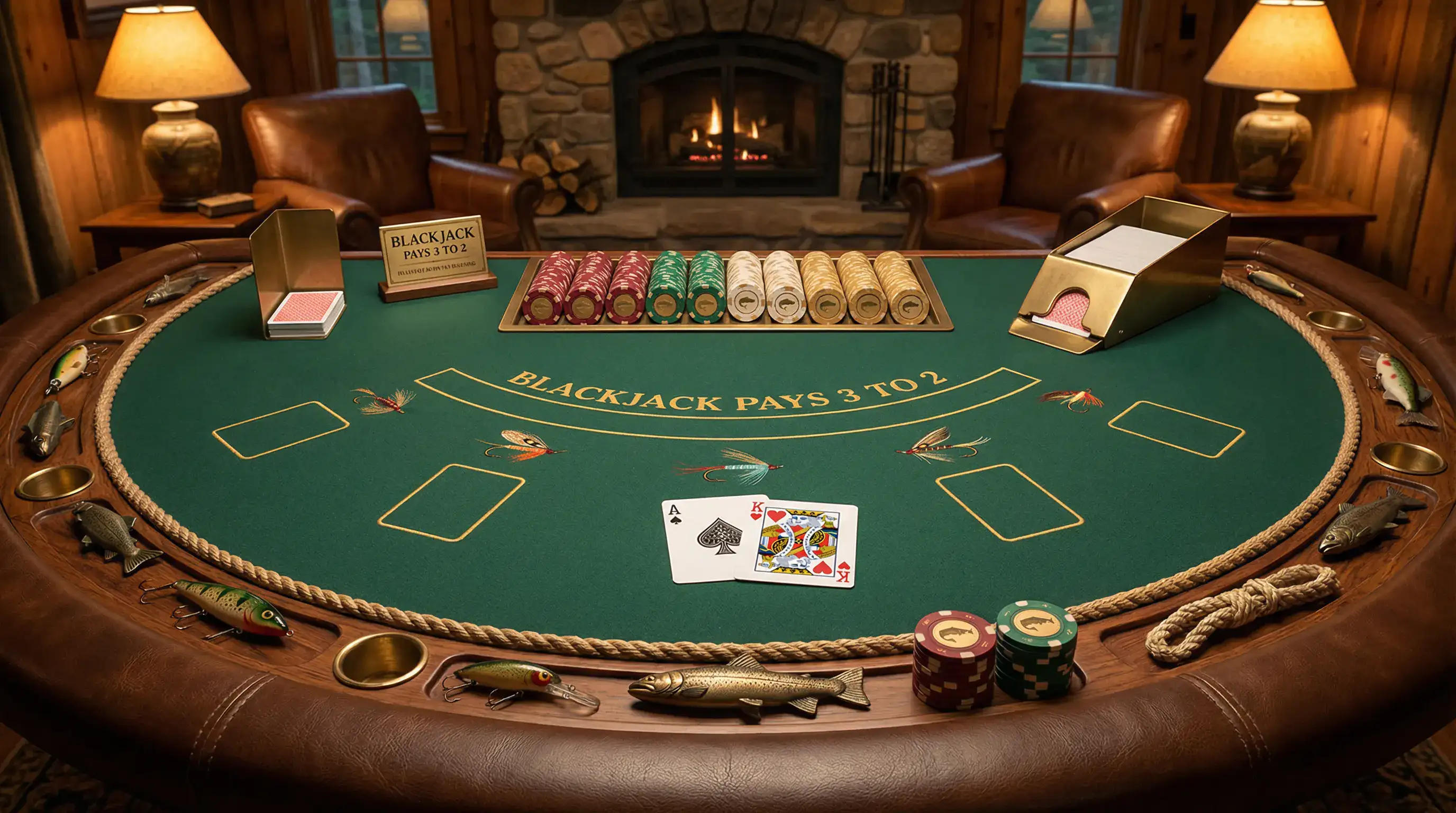 Mesa de Blackjack elegante no sssbet